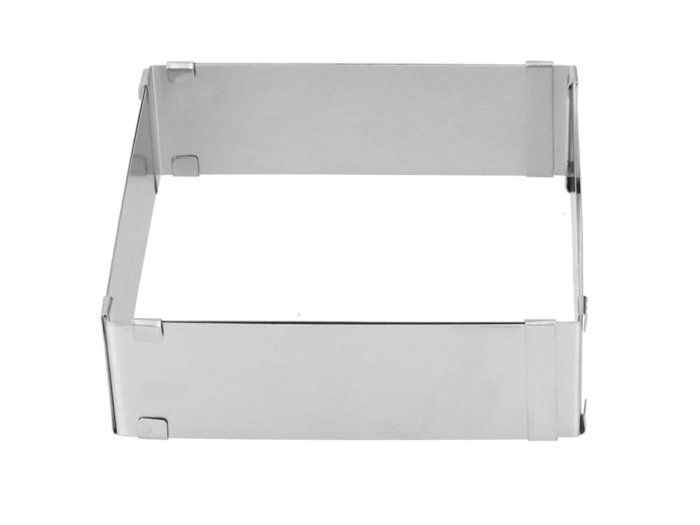 Regulated cake form - rectangular, 10 cm