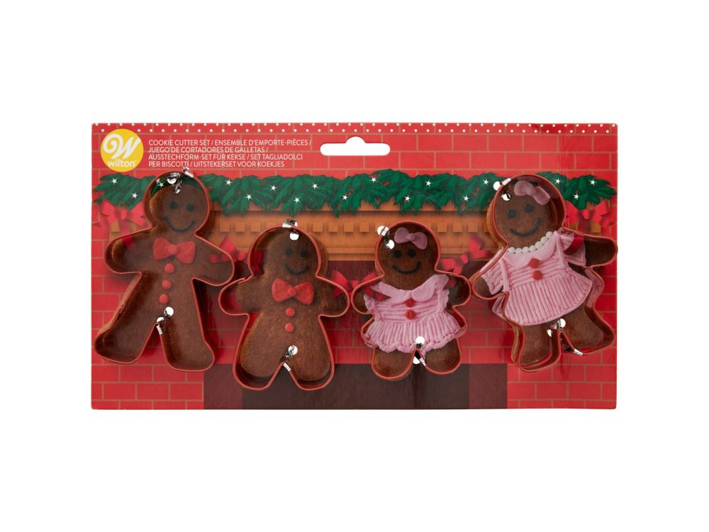 Christmas cookie cutters Gingerbread - Wilton - 4 pcs.
