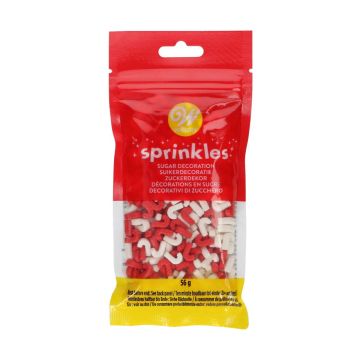 Christmas sugar sprinkles Candy Cane - Wilton - 56 g