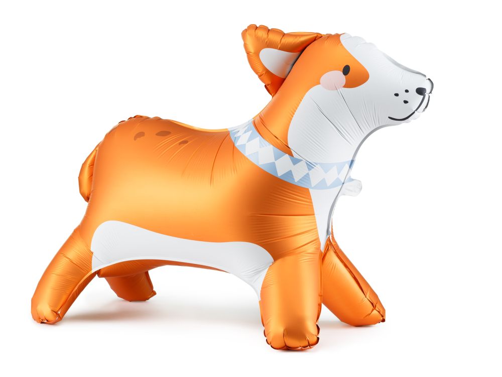 Standing foil balloon Dog Corgi - PartyDeco - 88 x 70 cm