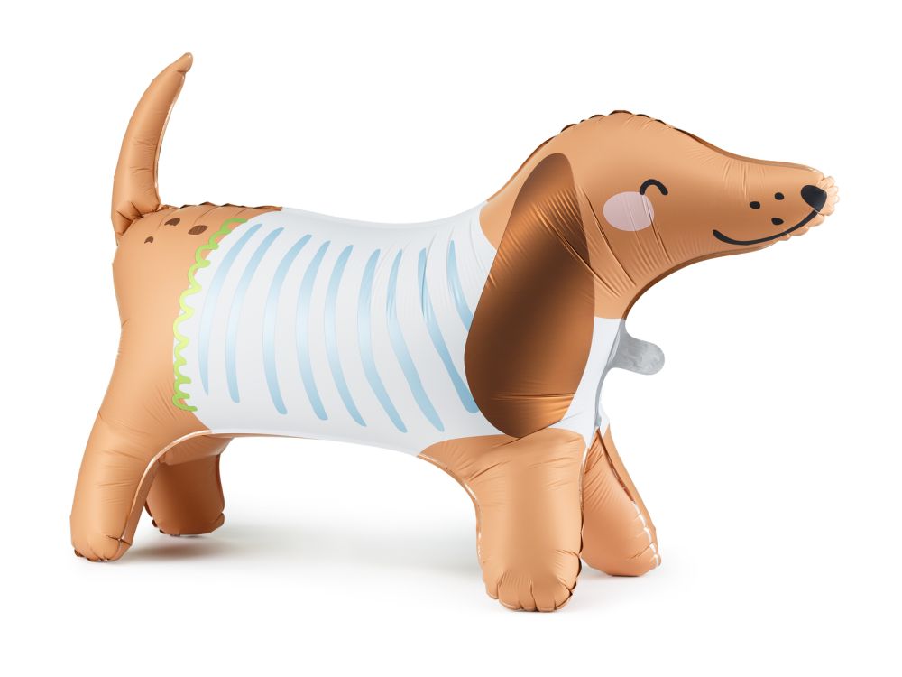 Standing foil balloon Dachshund - PartyDeco - 89 x 58 cm
