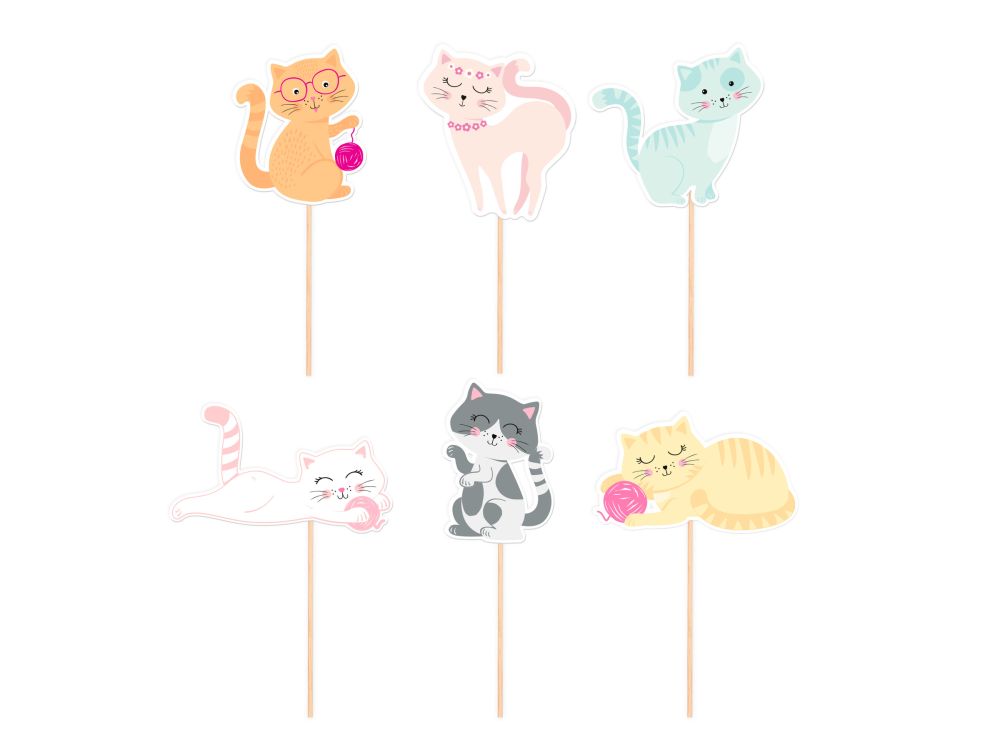 Muffin toppers Meow Meow - 6 pcs.