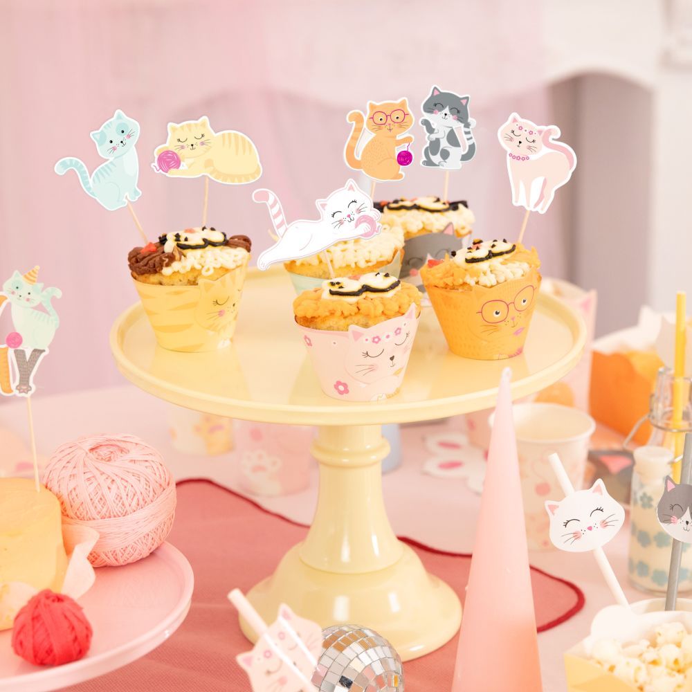 Muffin toppers Meow Meow - 6 pcs.