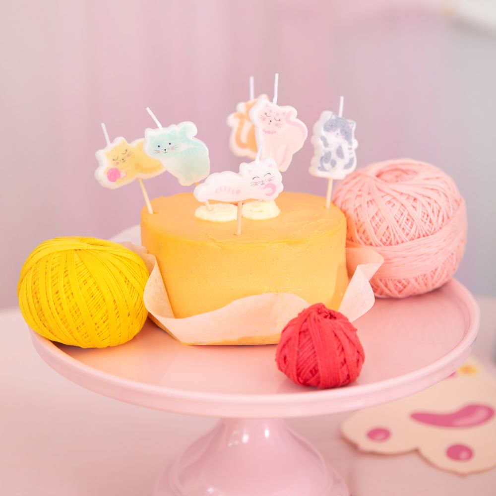 Birthday candles Meow Meow - 6 pcs.