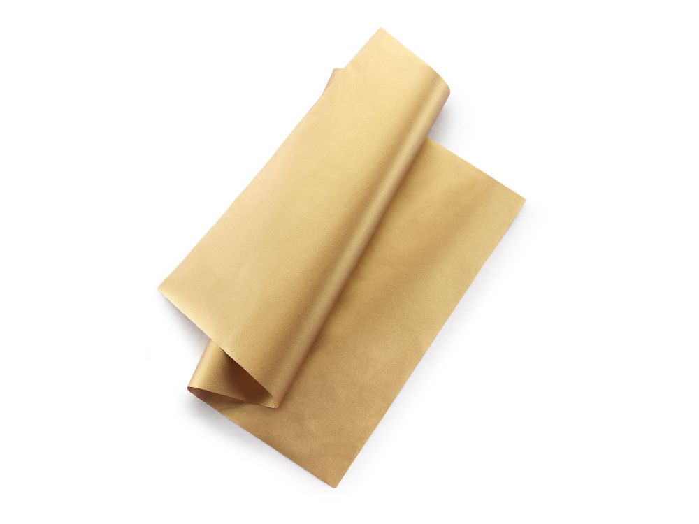 Decorative gold food foil XL - Modecor - 28 x 20 cm, 2 pcs.