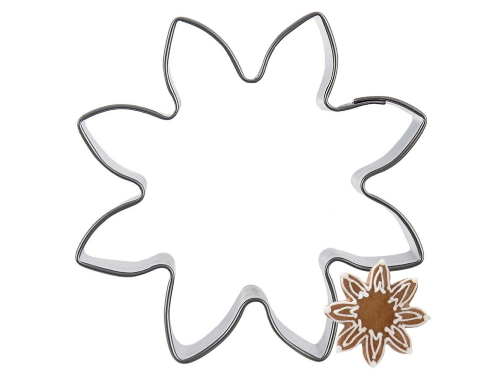 Mold cookie cutter Flower - Orion - 6 cm