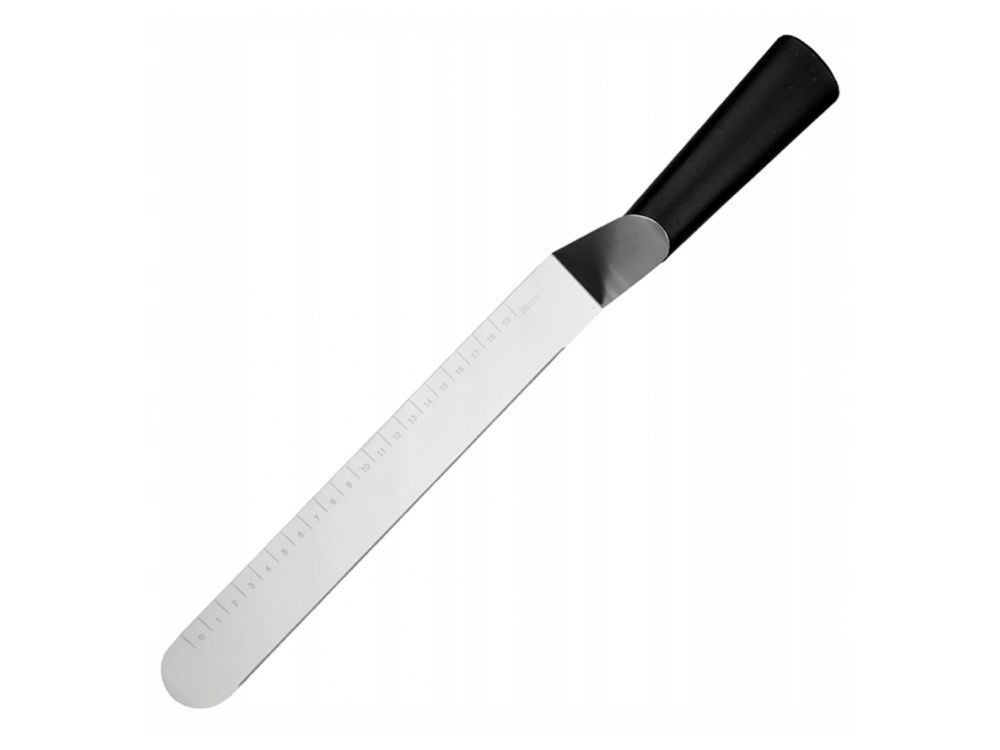 Pastry spatula for cakes - angled, 39 cm