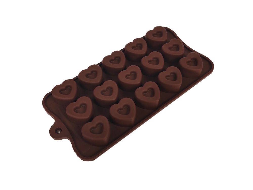 Silicone chocolate mold - Mini Hearts