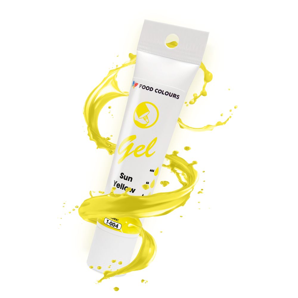 Gel food coloring in a tube - Food Colors - Sun Yellow, 30 g