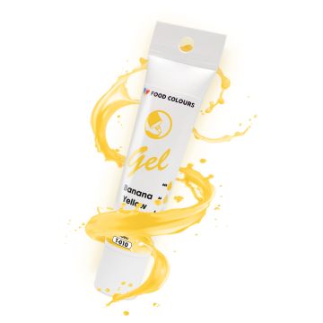 Gel food coloring in a tube - Food Colors - Banana Yellow, 30 g