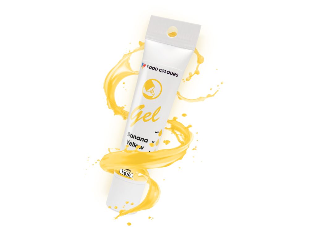 Barwnik spożywczy Gel w tubce - Food Colours - Banana Yellow, 30 g
