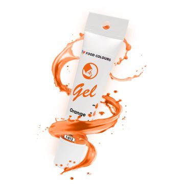 Gel food coloring in a tube - Food Colors - Orange, 30 g
