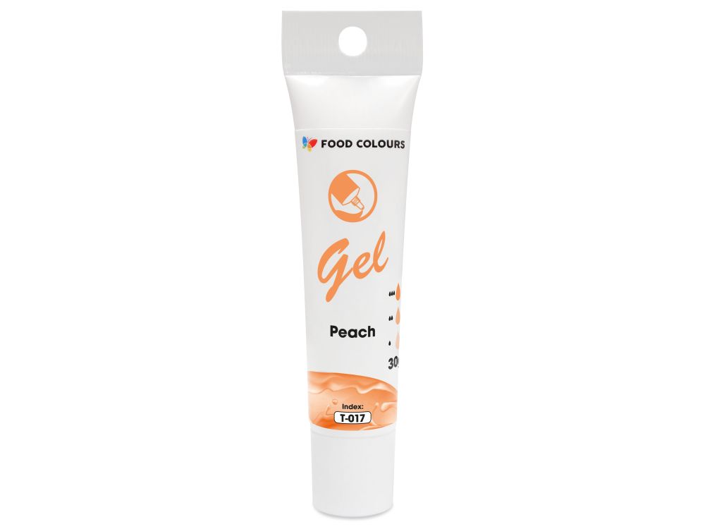Barwnik spożywczy Gel w tubce - Food Colours - Peach, 30 g