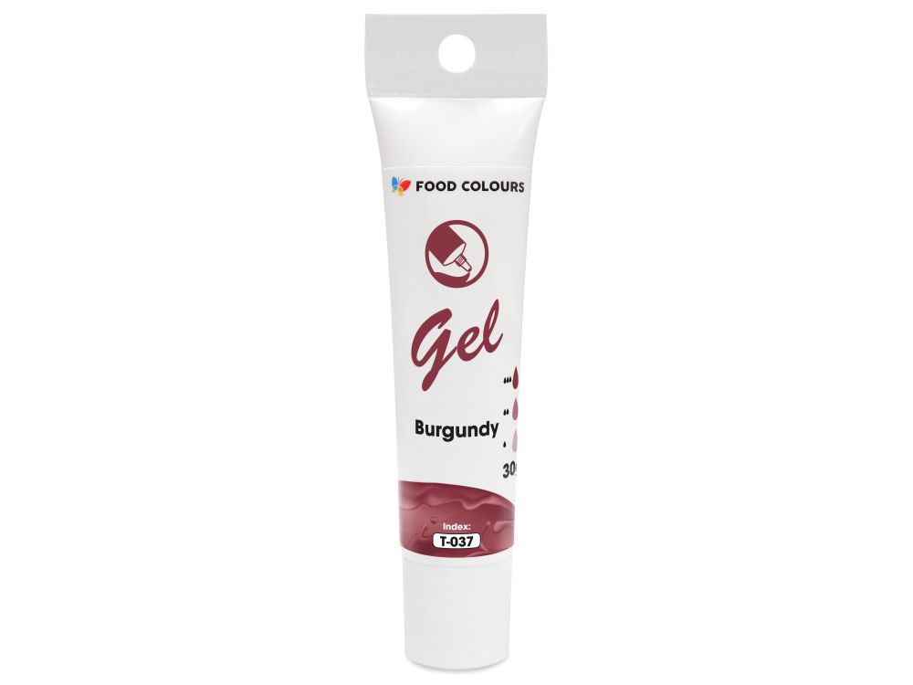 Barwnik spożywczy Gel w tubce - Food Colours - Burgundy, 30 g