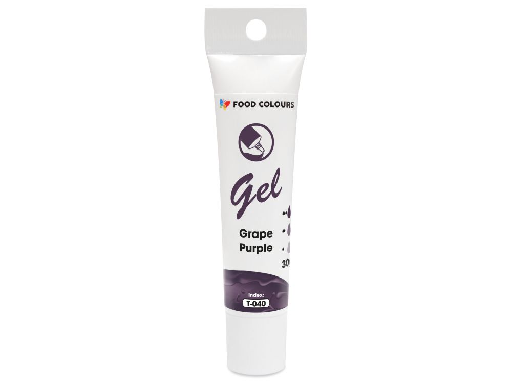 Barwnik spożywczy Gel w tubce - Food Colours - Grape Purple, 30 g