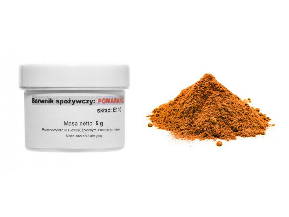 Food coloring powder - FunkyColor - orange, 5 g