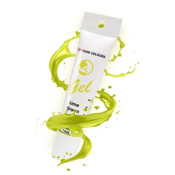 Barwnik spożywczy Gel w tubce - Food Colours - Lime Green, 30 g