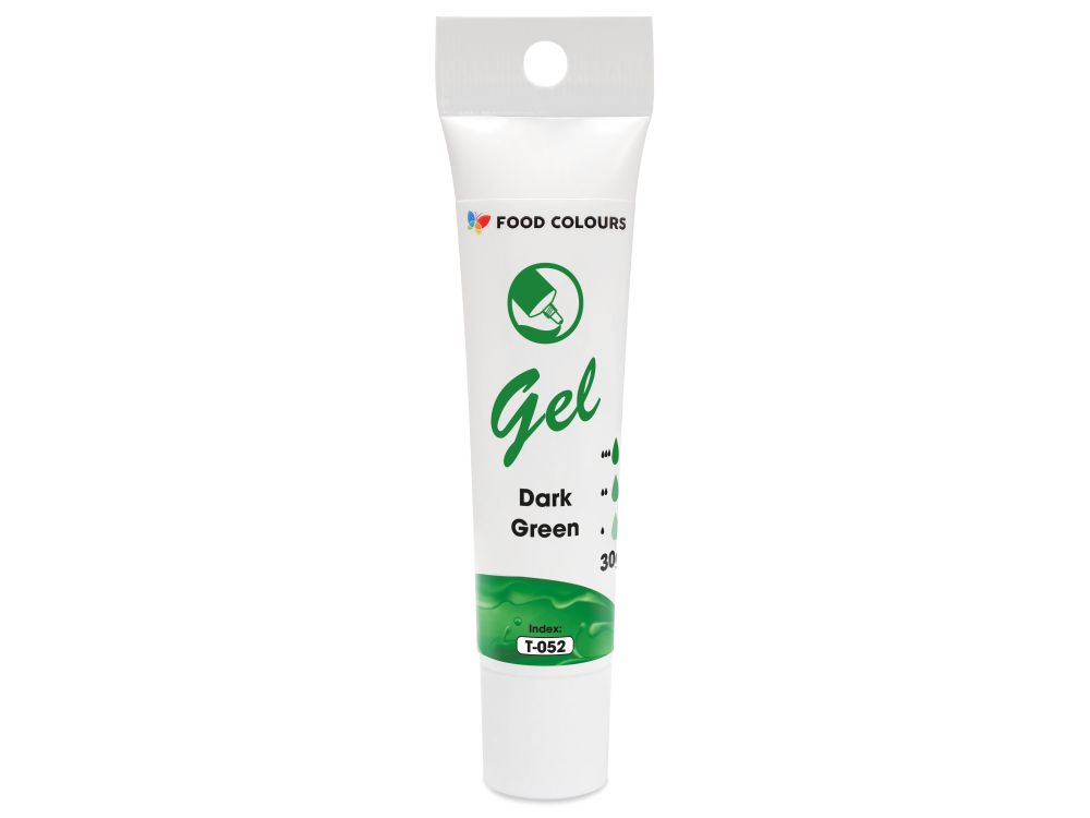 Gel food coloring in a tube - Food Colors - Dark Green, 30 g
