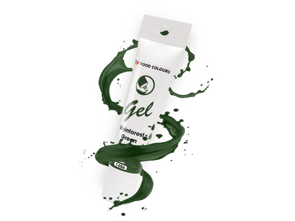 Gel food coloring in a tube - Food Colors - Rainforest Green, 30 g