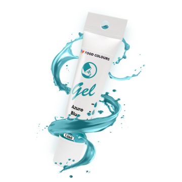 Gel food coloring in a tube - Food Colors - Azure Blue, 30 g