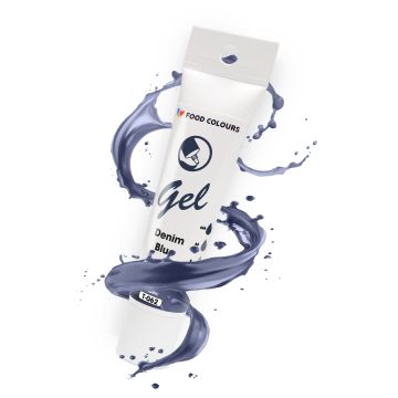 Gel food coloring in a tube - Food Colors - Denim Blue, 30 g