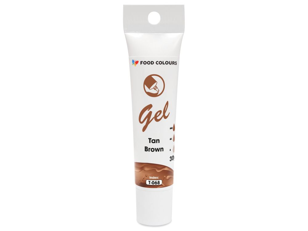 Barwnik spożywczy Gel w tubce - Food Colours - Tan Brown, 30 g