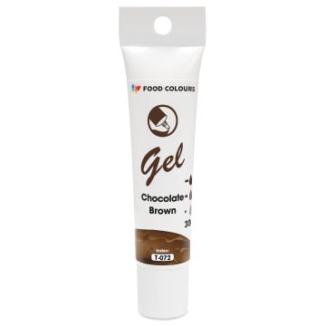 Gel food coloring in a tube - Food Colors - Chocolate Brown, 30 g