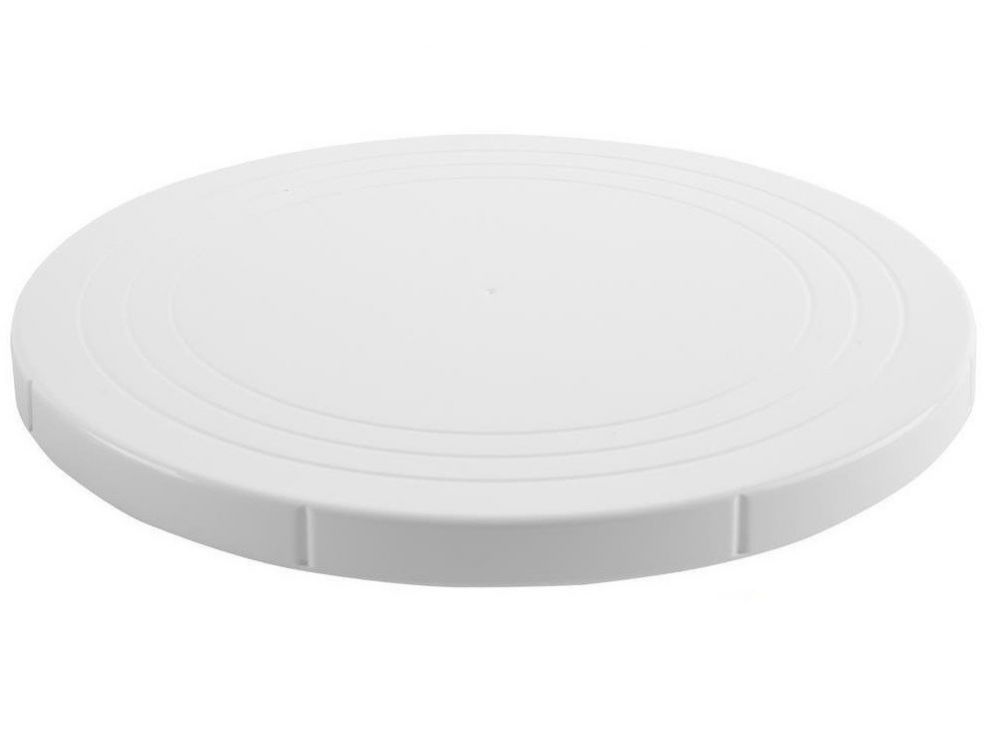 Rotating cake stand - Orion - white, 4 x 27 cm
