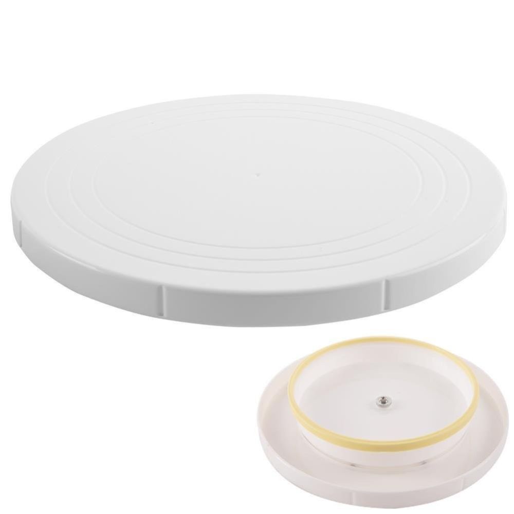 Rotating cake stand - Orion - white, 4 x 27 cm