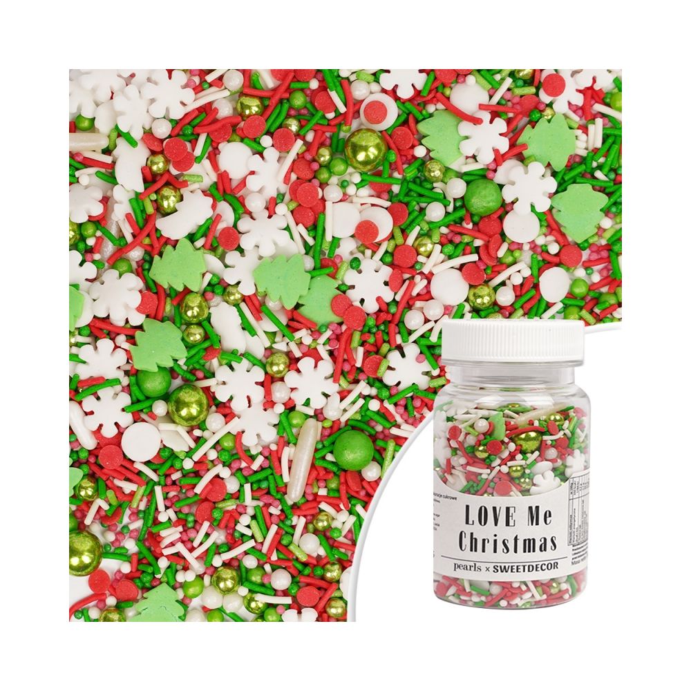 Christmas sugar sprinkles Love Me Christmas - 70 g