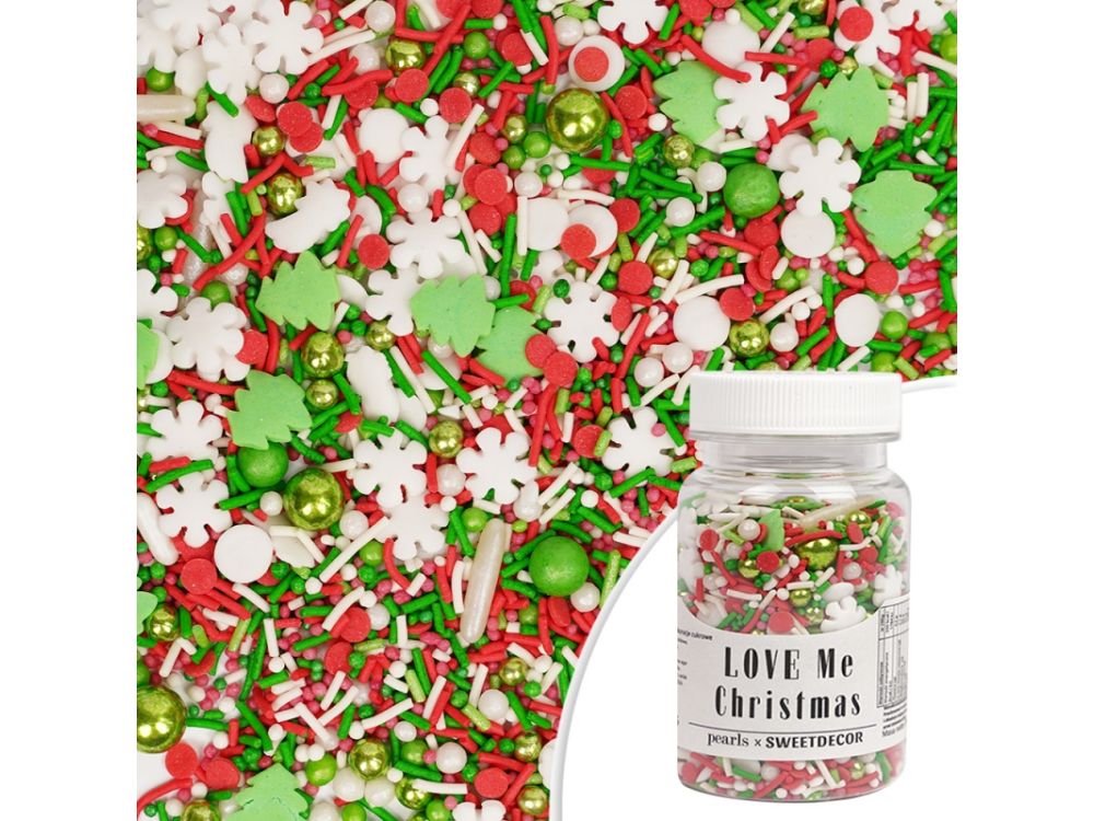 Christmas sugar sprinkles Love Me Christmas - 70 g