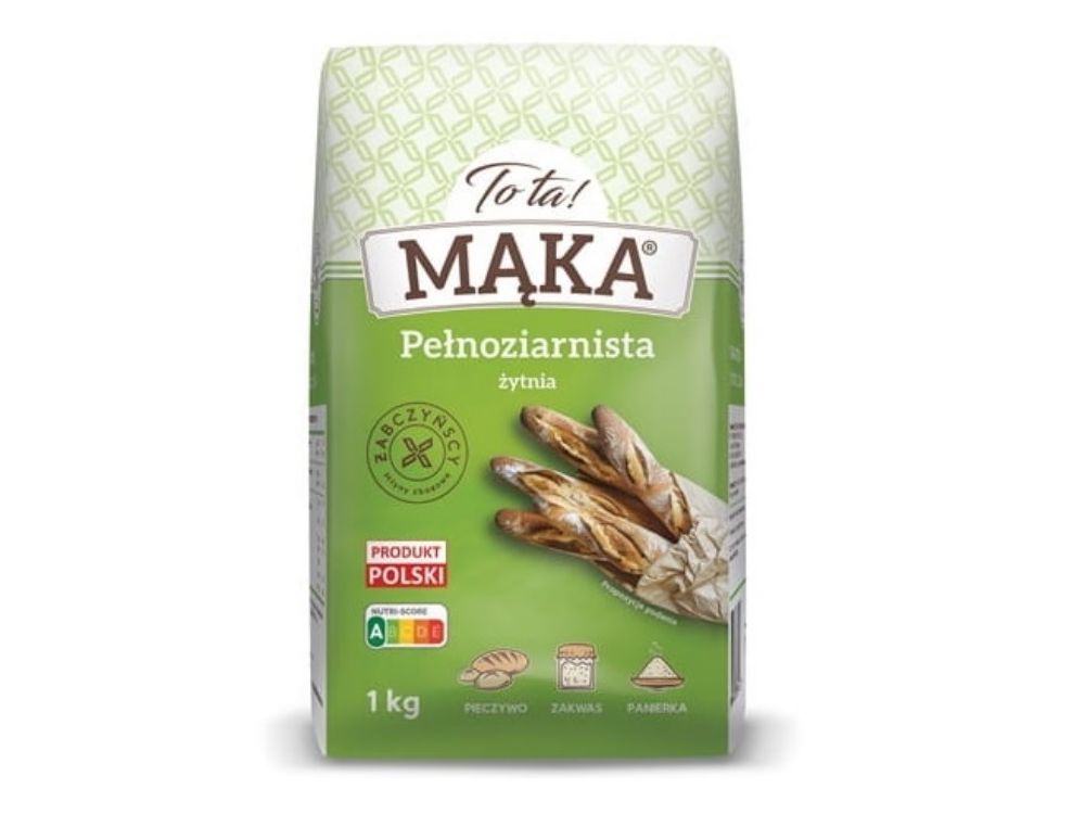 Mąka żytnia, pełnoziarnista - TO TA - 1 kg
