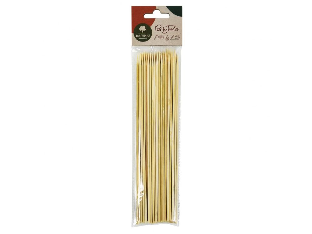 Wooden sticks for skewers - 25 cm, 40 pcs.
