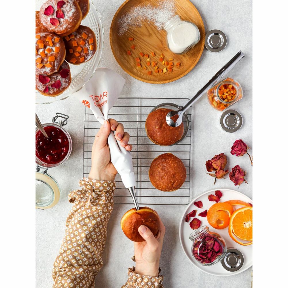 Pastry tips for filling donuts - 4 pieces