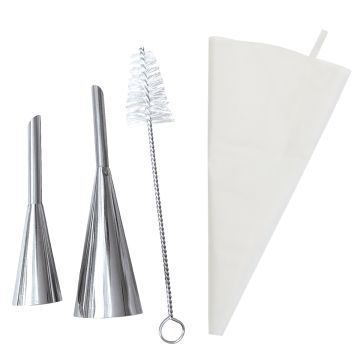 Pastry tips for filling donuts - 4 pieces