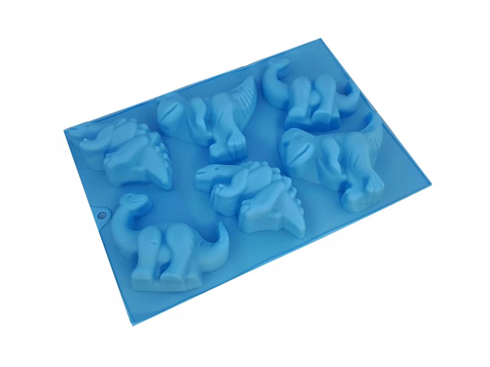 Silicone cookie cutter Dinosaurs - 6 pcs.