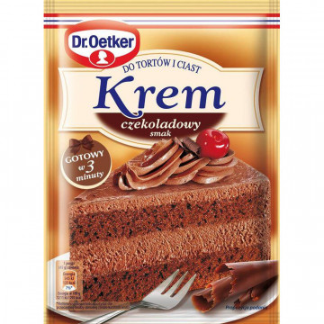 Cream for cakes - Dr. Oetker - chocolate, 140 g