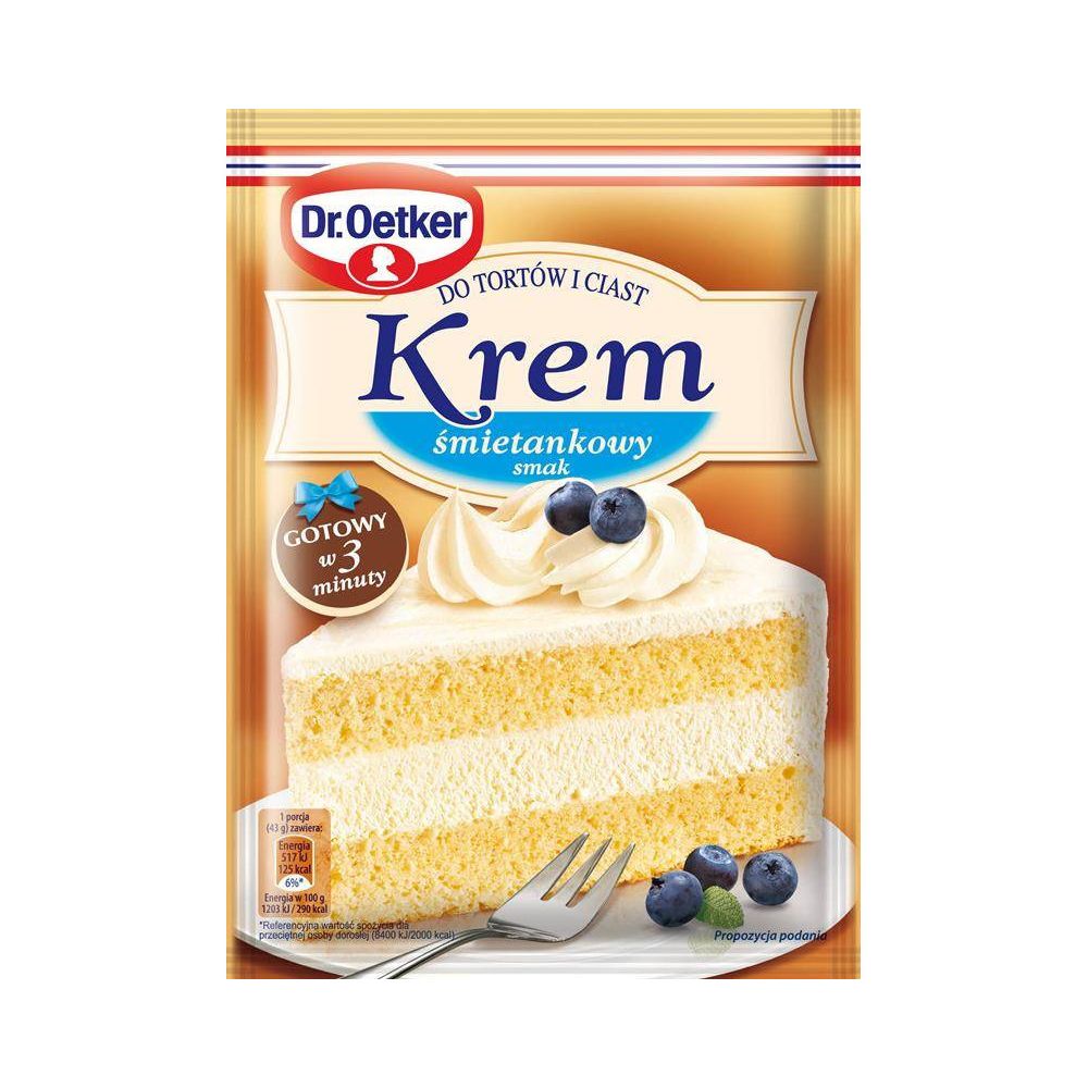 Cream for cakes - Dr. Oetker - cream, 120 g