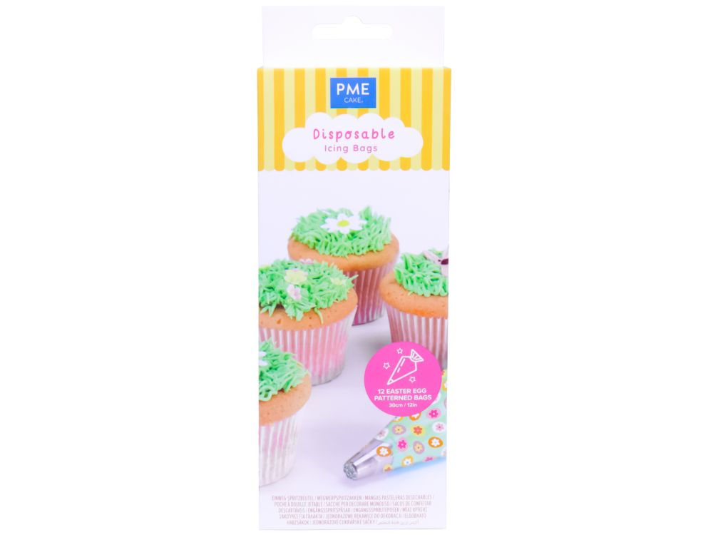Disposable decorating bags - PME - 30 cm, 12 pcs.