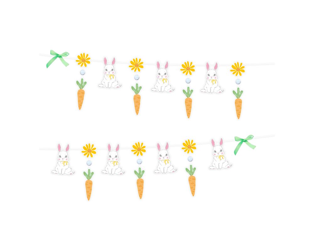 Girlanda dekoracyjna Wielkanoc - 240 cm