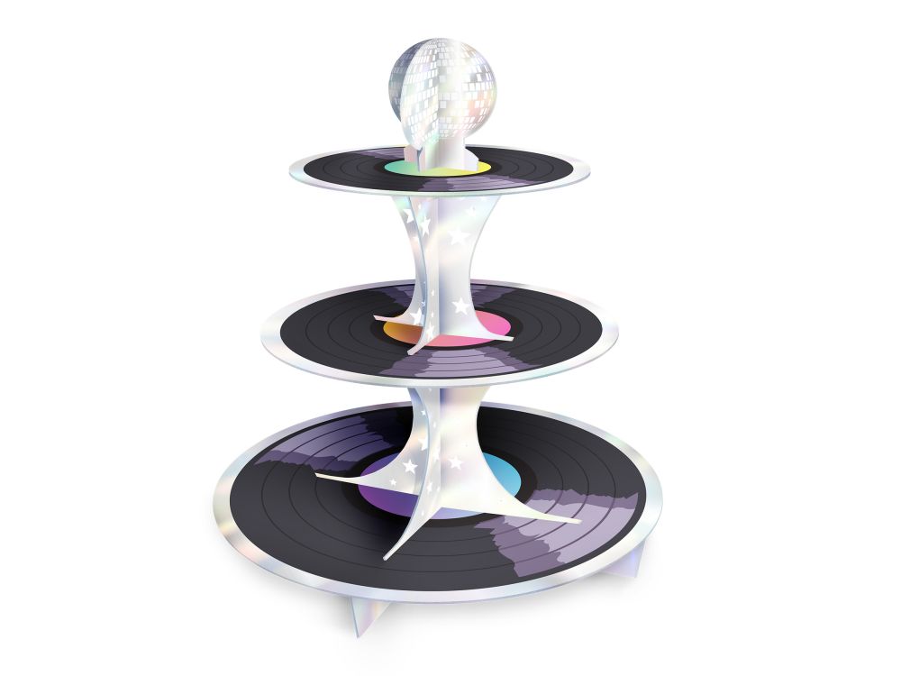 Decorative cupcake stand - Retro Disco