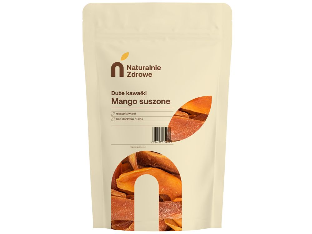 Dried mango - Naturally Healthy - large pieces, 500 g