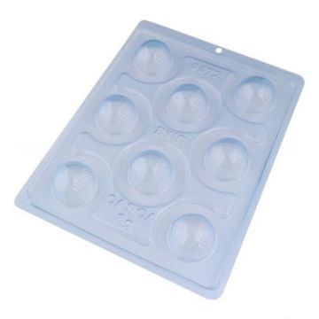 Forma do czekolady - BWB - Round Bonbon Detailed 3D