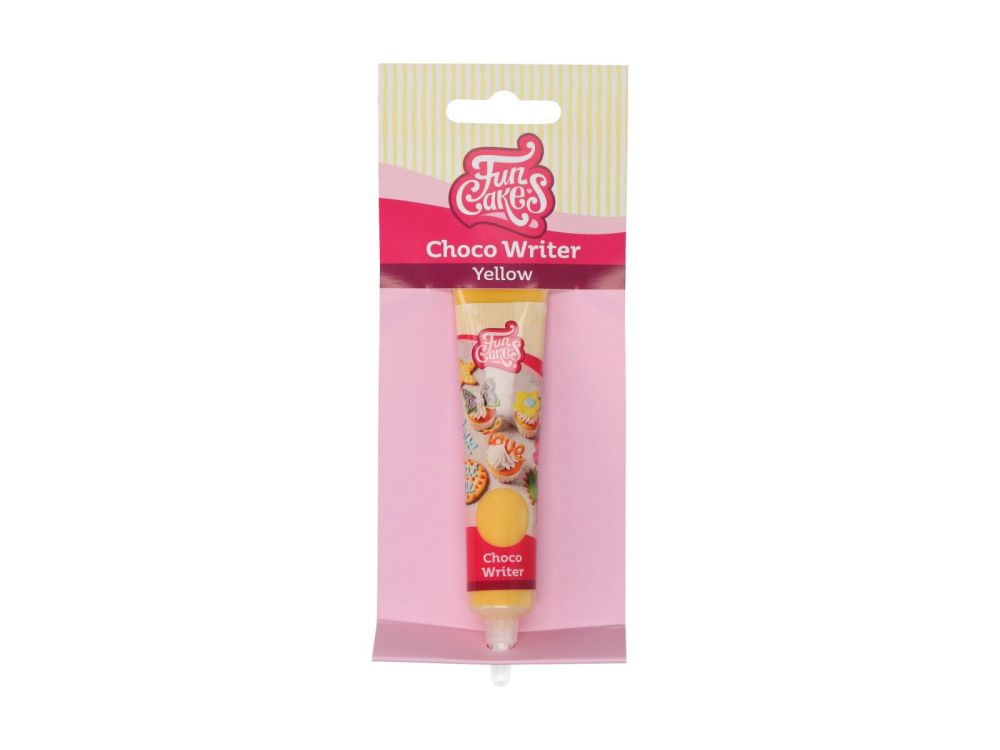 Edible Gel Food Marker Choco Writer - FunCakes - Yellow, 25 g