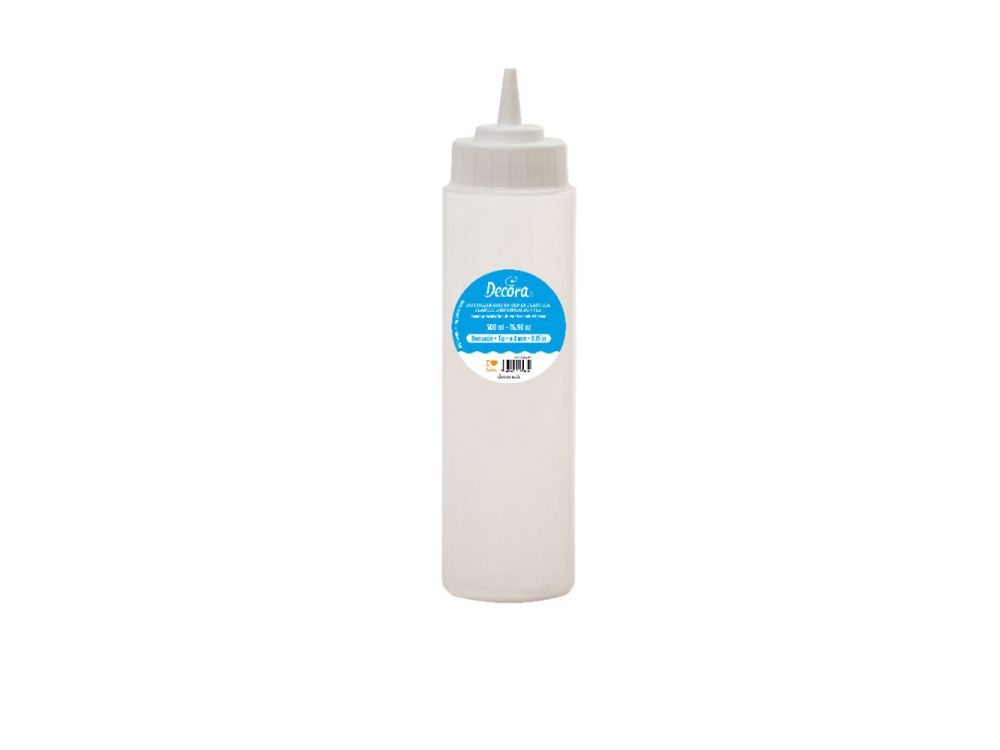Butelka do dekoracji - Decora - 4 mm, 500 ml