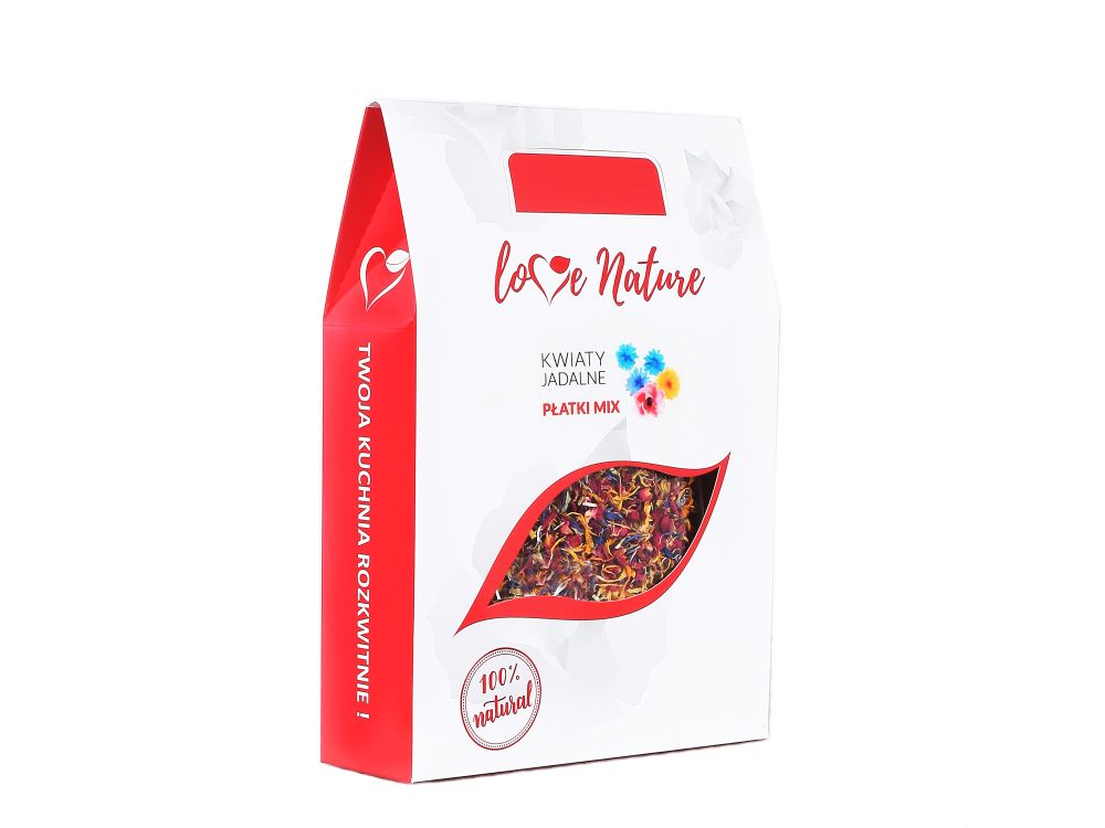Kwiaty jadalne - Love Nature - mix płatków, 50 g