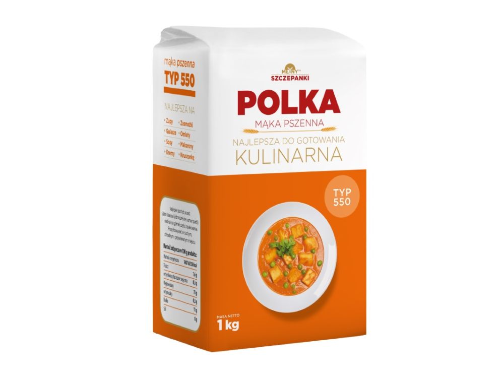 Wheat flour Culinary - Polka - type 550, 1 kg