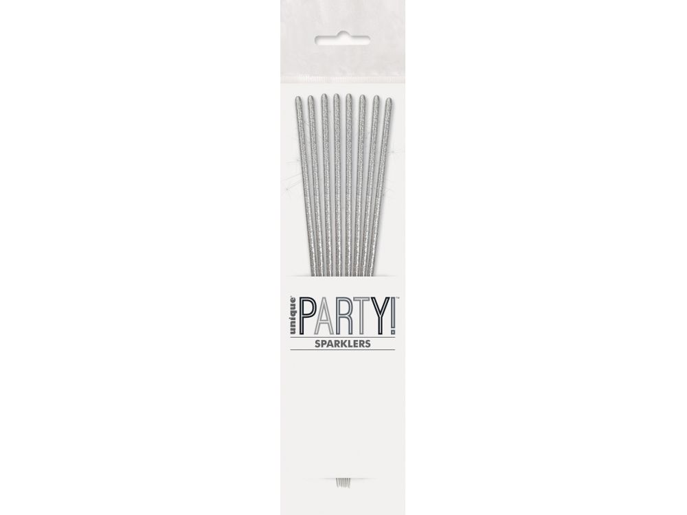 Sparklers - GoDan - silver, 18 cm, 8 pcs.
