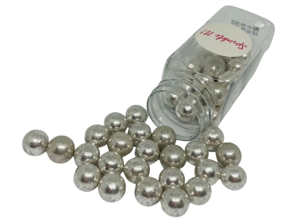 Posypka cukrowa perełki - Sprinkle It! - Silver Bubbles, 100 g