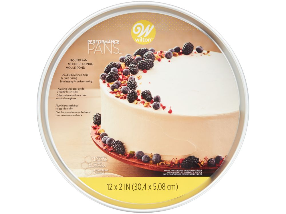 Round aluminum baking tin - Wilton - 30 cm